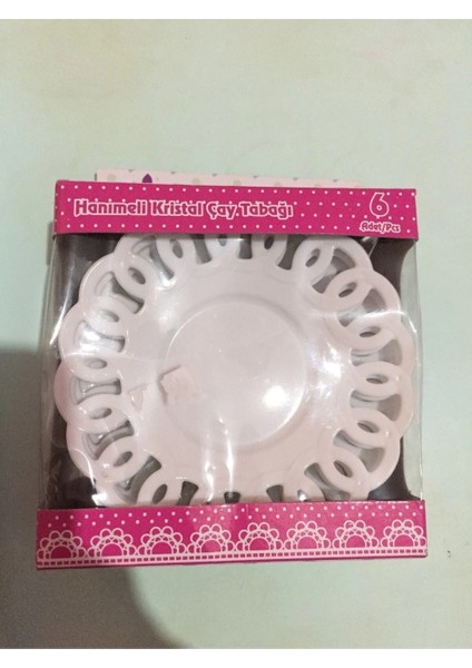 Çay Tabağı Kırılmaz 6 Adet -TM739