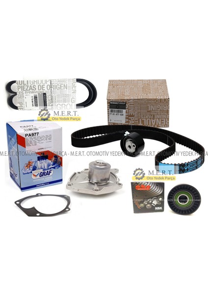 Megane 3 1.5 Dci Euro 4 Triger Devirdaim Kayış Bakım Set 2009-2011