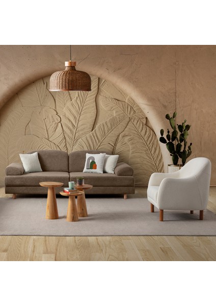 Aries Yataklı Sandıklı Koltuk Takımı 3+1 Kahverengi modelleri