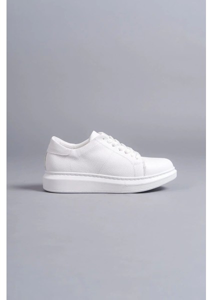 SLW151 Boost Bağcıklı Cilt Erkek Günlük Sneaker Ayakkabı Cbt - Beyaz fırsatları