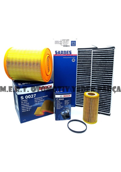 Audi A6 2.0 Tfsı Filtre Bakım Seti (2005-2011) 170HP