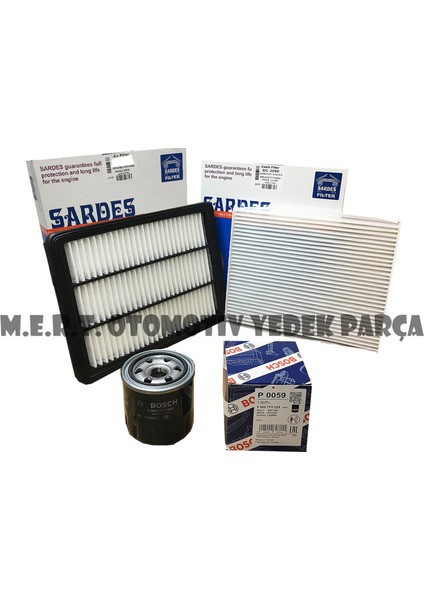 Kia Sportage 1.6 Benzinli Filtre Bakım Seti (2016-2018)