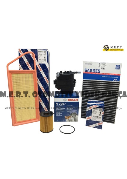 Ford Fusion 1.4 Tdci Filtre Bakım Seti (2004-2012)