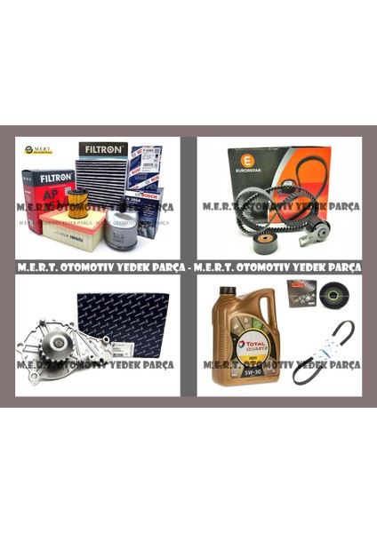 Ford Courier 1.6 Tdci Komple Bakım Seti Triger Devirdaim Filtre 550371103