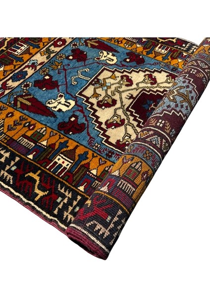 El Dokuma Sıfır Yahyalı Namazlık 82X125 Kök Boya Seccade Yün indirimleri