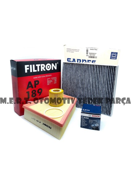 Volkswagen Polo 1.2 Benzinli Filtre Bakım Seti (2010-2014) Cgp