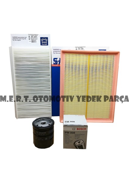 Opel Vectra C 1.6 Filtre Bakım Seti (2002-2008)