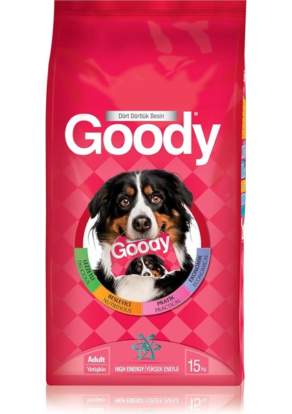 High Energy Yüksek Enerjili Yetişkin Köpek Maması 15 Kg