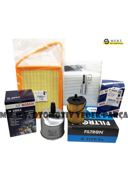 Peugeot 2008 1.6 E-Hdi Komple Bakım Seti Filtre Yağ Triger Devirdaim modelleri