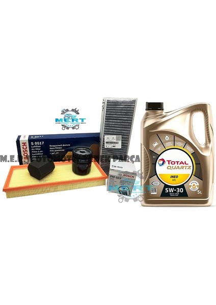 C5 Aircross 1.2 Puretech 130HP Filtre Seti ve Ineo Htc Motor Yağı