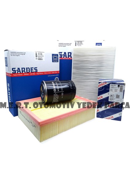 Audi A4 1.8 T Filtre Bakım Seti (2000-2004)