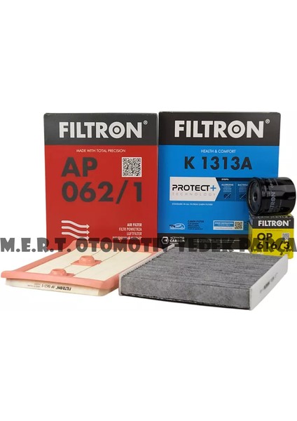 Skoda Rapid 1.2 Tsı ve 1.4 Tsı Filtron Filtre Bakım Seti 2015-