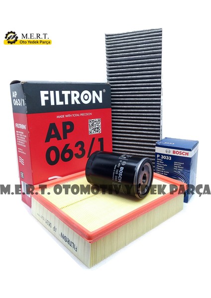 Vw Passat B5 1.6 / 1.8 Benzinli Filtre Bakım Seti (1996-2000) (485189823)