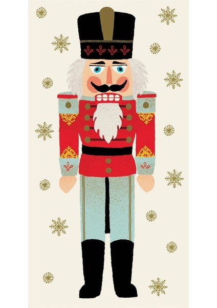 Nutcrackers Guest Napkin - Pack Of 16