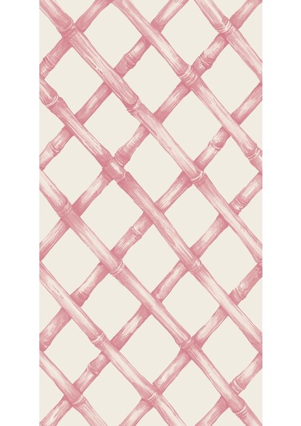 Pink Lattice Guest Napkin Pack Of 16
