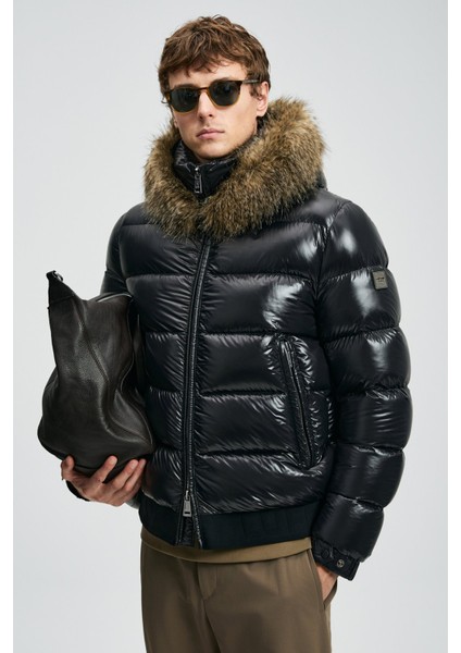 Erkek Jeam Kaz Tüyü Mont 112120240 Siyah