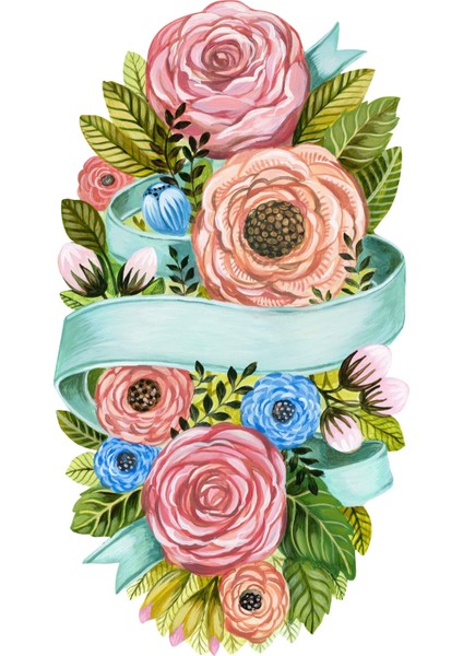 Spring Floral Table Accent - Pack Of 12