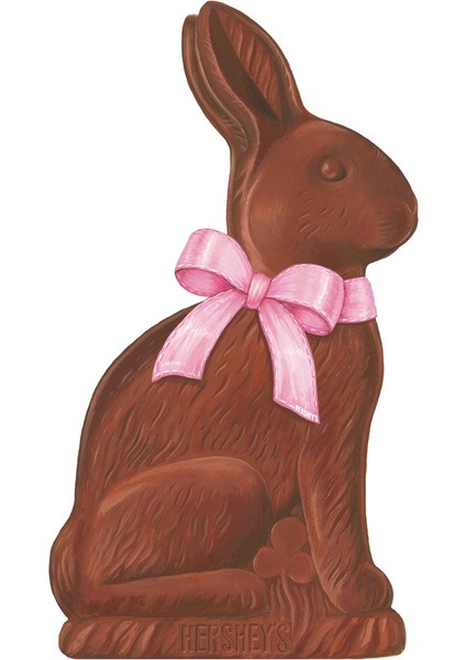 Die Cut Hershey's Chocolate Bunny Placemat 12 Sheets
