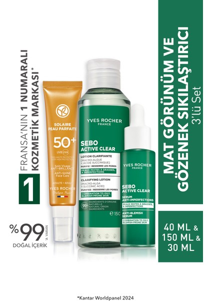 Mat Görünüm ve Gözenek Sıkılaştırıcı 3’lü SET-9916907