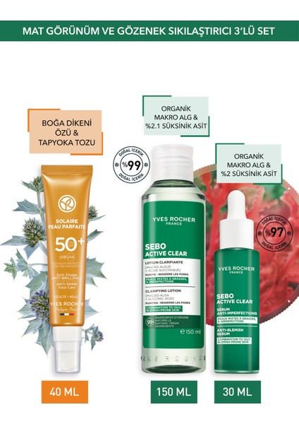 Mat Görünüm ve Gözenek Sıkılaştırıcı 3’lü SET-9916907 fiyatları