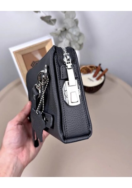 Hakiki Deri Şifreli Fermuarlı Erkek El Çantası 2105 modelleri