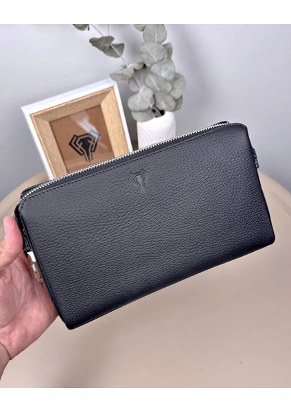 Hakiki Deri Şifreli Fermuarlı Erkek El Çantası 2105 fırsatları