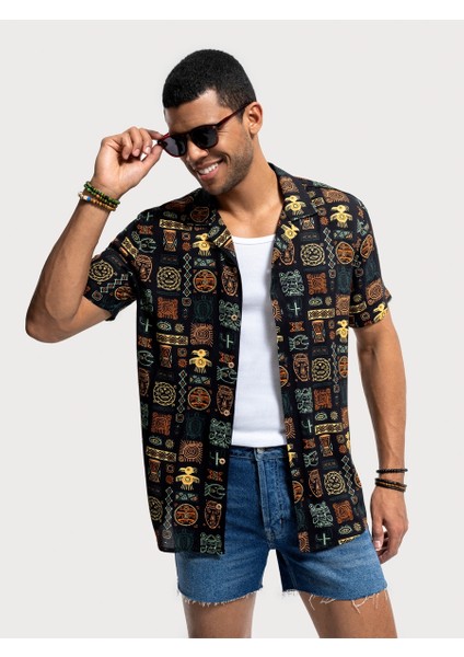 Relax Fit Erkek Gömlek K.Kol