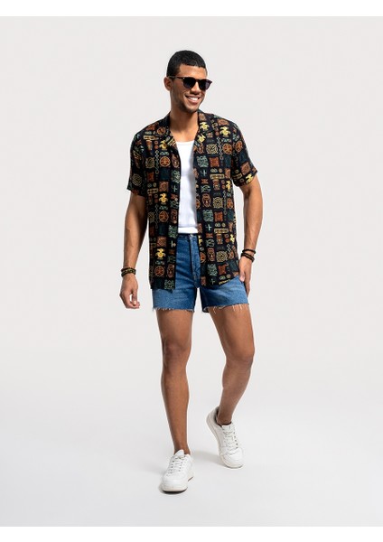 Relax Fit Erkek Gömlek K.Kol