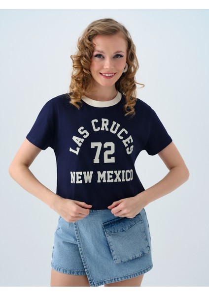 Regular Long Crop Kadın Tshirt K.kol