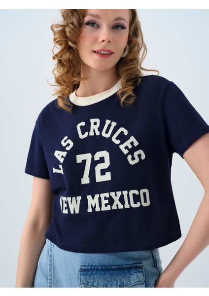 Regular Long Crop Kadın Tshirt K.kol