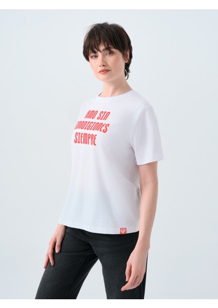 Regular Fit Kadın Tshirt K.kol