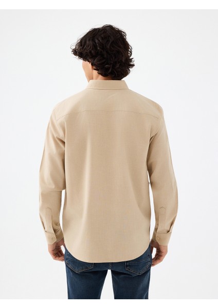 Regular Fit Erkek Gömlek U.kol