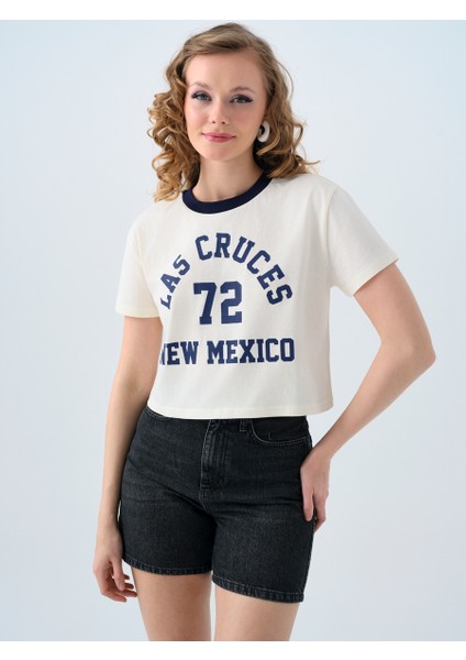 Long Crop Kadın Tshirt K.kol