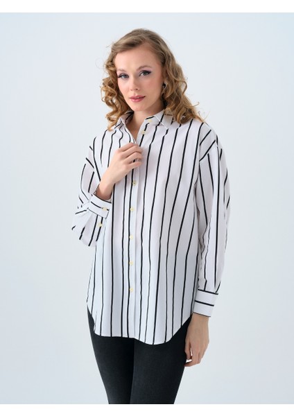 Regular Fit Kadın Gömlek U.kol