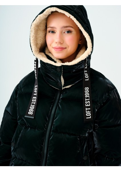 Yeşil Kadın Mont LF2037356 LF2037356004