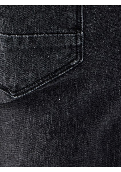 Erkek Jean Pantolon Koyu Gri LF2037012 Justin Skinny Fit