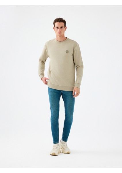 Erkek Jean Pantolon Petrol LF2037021 Justin Skinny