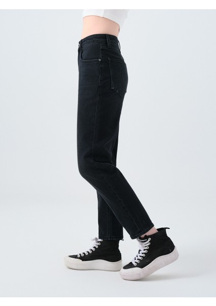Kadın Jean Pantolon Mavi LF2037085 Mom