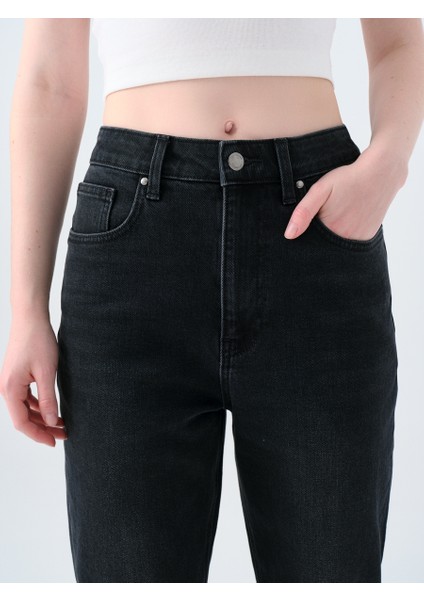 Kadın Jean Pantolon Mavi LF2037085 Mom