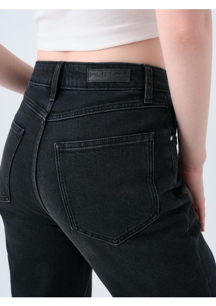 Kadın Jean Pantolon Mavi LF2037085 Mom