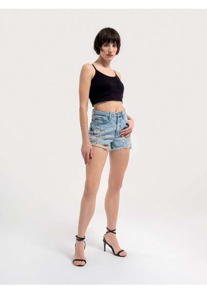 Regular Fit Kadın Şort