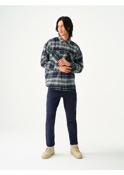 Oversize Fit Erkek Gömlek U.kol