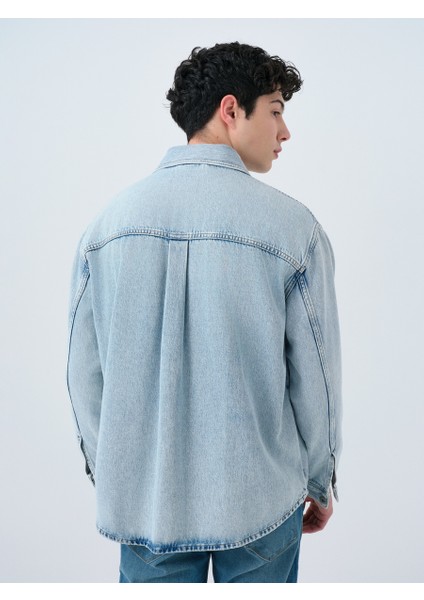 Oversize Erkek Gömlek U.kol
