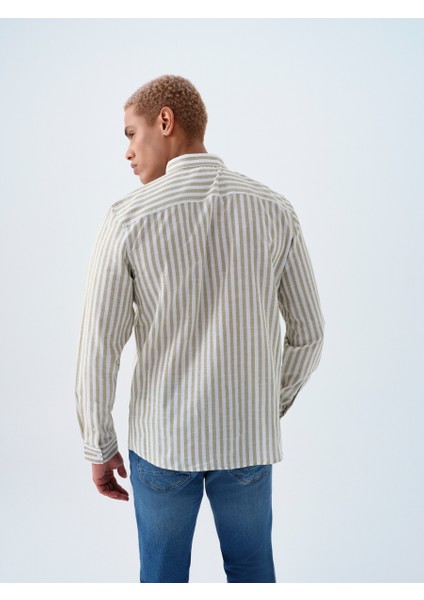 Regular Fit Erkek Gömlek U.kol