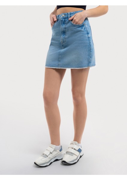 Kadın Etek Mavi LF2036210