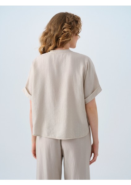 Regular Fit Kadın Gömlek K.kol