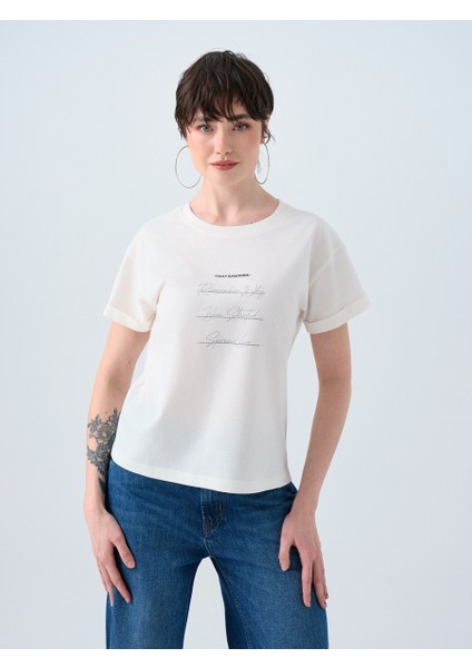 Slim Fit Kadın Tshirt K.kol