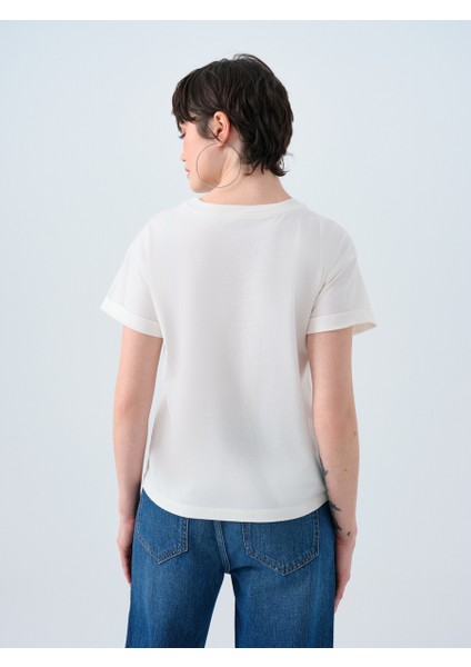 Slim Fit Kadın Tshirt K.kol