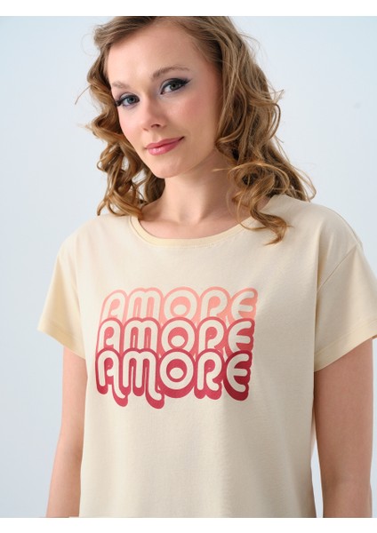 Regular Fit Kadın Tshirt K.kol