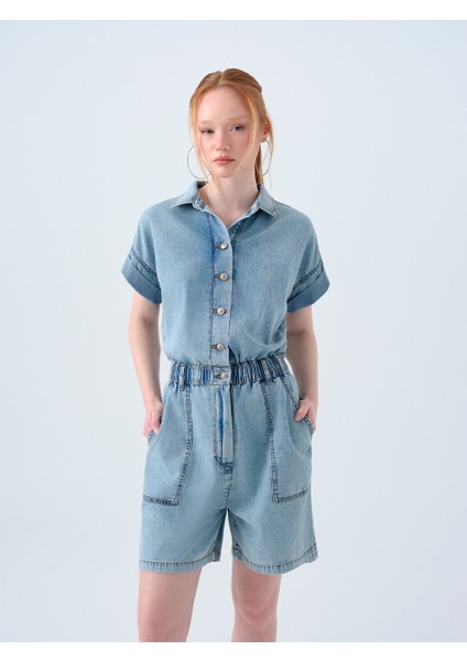 Regular Fit Kadın Tulum